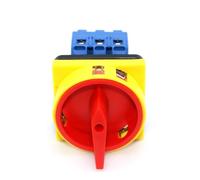 SZD11-25/300010 OFF-ON 2 Positions 25A 3P Load Break Isolator Padlock Panel Switch Changeover Rotary Cam Switch 3P