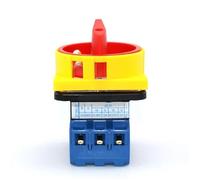 SZD11-32/300010 ON OFF 32A 2 Positions 3 Poles Circuit Breaker Power Cut-off Switch 1Pcs