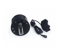 SZDGJ For VW, T Cross, for Seat, Arona Ateca Ibiza Leon Toledo Euro Automatic headlight Auto light Fog Lamp Switch 5G0941431AH 5G0 941 431AH Headlight Control Switch(Auto Set)
