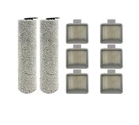 SZDGJ Roller Brush and Hepa Filter Replacement, for Dreame H11 / H11 Max, Wet and Dry Vacuum Cleaner Spare Parts Accessories Replacement Filter (Size : 8pcs-01)