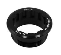 SZDPC Anillo de Bicycle 12-Speed Cassette Locking Ring Compatible with Shimano Micro Spline 12-Speed M7100 M6100 M8100, Black 12-Speed Locking Discs 7R, Unisex Adult Bicycle Components Locking Ring