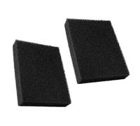 SZDPC Pack of 2 Black Sponge Filters 128 x 99 x 22 mm Compatible with SOG Carbon Fibre Filter Exhaust Systems for Replacement of All Car Door Variants Black