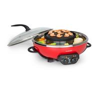 Szechuan Hot Pot and Grill Plate 5l Vol. 1350 W, 600 W Red