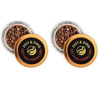 Szechuan Pepper (Whole) 12g Spice Jar - Premium Spices By ZEST & ZING. Fresher, Convenient, Stackable Spice Jars. (Pack of 2)