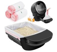 SZEE 60 Pack Litter Robot 4 Waste Bags, Large Drawstring Litter Box Liners, Heavy-Duty Liners for Automatic Litter Box