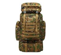 SZETOSY 80L Camping Hiking Backpack, Tactical Molle Backpack Waterproof Trekking Backpack,Water Resistant Hiking Daypack, Outdoor Sports Daypack for Hunting, Hiking, Trekking, Fishing,CAMO