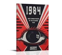 SZETQXUKP 1984 George Orwell Original Cover Poster Decorative Painting Canvas Wall Posters And Art Picture Print Modern Family Bedroom Decor Posters 24x36inch(60x90cm)
