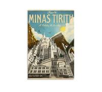 SZETQXUKP Minas Tirith from Lord of The Rings Poster Decorative Painting Canvas Wall Posters And Art Picture Print Modern Family Bedroom Decor Posters 08x12inch(20x30cm)