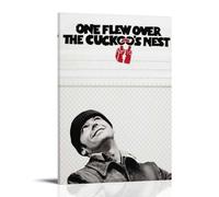 SZETQXUKP One Flew Over The Cuckoo's Nest Poster 1 Poster Decorative Painting Canvas Wall Posters And Art Picture Print Modern Family Bedroom Decor Posters 08x12inch(20x30cm)