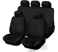 SZFCL Car Seat Cover Sets for Subaru BRZ/Type S/Limited/Special Edition/Final Edition/BRZ tS STI, 5 Seats Full Surround Seat Protector Comfortable Breathable Front Rear Interior Accessories,Black
