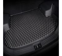 SZFCL Leather Car Boot Mat for HONDA Civic (Sedan) 2019-2023 2024, Waterproof Anti-Scratch Non-Slip Trunk Pad, Cargo Tray Protector Liners Accessories,Black-Beige
