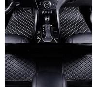 SZFCL Leather Car Floor Mats for Honda HRV 2021-2023 2024 EHEV, Waterproof Floor Mat Front Rear Row Carpet Protection Set Liners,Black