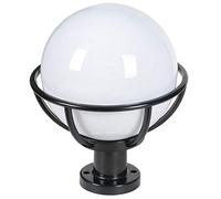 SZHANG Fence Wall LED Round Ball Household Wall Head Pillar Light PMMA Acrylic Plastic Garden Pillar Lantern Spherical Landscape Column Light Household Fence Pillar Lamp E27