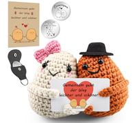 Szhhrxi Positive Potato Pair Pocket Hug, Knitted Love Potato Potato for Couples, Wedding Gift for Newlyweds, Gift, Valentine's Day, Anniversary, Christmas, I Love You for Him