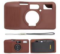 SZHSYJY Case for KODAK Snapic A1 35mm Film Camera - Anti-Scratch, Dustproof, Soft Silicone Shockproof Protective Cover with Wrist Strap, Easy to Install & Precise Cutouts for Full Access (Brown)