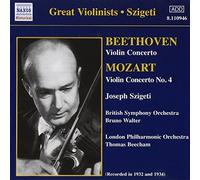 Szigeti, Joseph - BEETHOVEN / MOZART: Violin Concertos