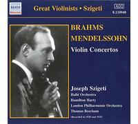 Szigeti, Joseph - Brahms; Mendelssohn-Violin Concertos