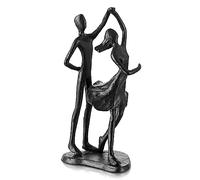 Sziqiqi 6th Anniversary Wedding Gift: Cast Iron Dancing Couple Figurine