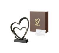 Sziqiqi Anniversary Wedding Gifts for Couple: 1st to 50th Anniversary Wedding Heart Gifts for Her Him Newlyweds Husband Men Wife Women - Iron Gift for 6th 20th 25th 40th Christmas Valentines