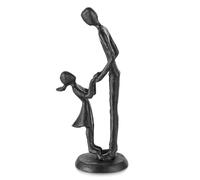 Sziqiqi Sentimental Dad Gifts from Daughter: Presents for Dad Father Daddy Papa Husband Son Stepdad - Gifts for Dads Birthday Fathers Day Christmas Valentines - Iron Father and Daughter Figurine