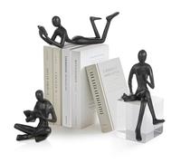Sziqiqi Shelf Ornaments for Book Lovers: Gifts for Book Lovers Women and Men - Cast Iron Ornaments for Bookshelf - Bookish Gifts for BookWorm Readers Mother Daughter Friends