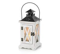 Sziqiqi Wooden Lantern Candle Holder Vintage Decorative Candle Lanterns for Rustic Wedding Table Centerpiece Lantern Farmhouse Home Decor Indoor and Outdoor Lantern Decor 28cm