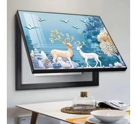 SZITW Fuse Box Cover Cabinet Decorative Simple Design Meter Cover Box in Home Electrical Panel Decoration Indoor Electric Meter Decorative Distribution Box Hide Paintings,Q,40X30cm