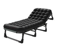 SZITW Portable Folding Camping Cot, Adjustable 5-Position Folding Chaise Lounge Chair Outdoor, For Camping Pool Beach Patio Lawn Sun Tanning Office,D