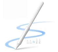 SZIUNSO Stylus Pen for iPad 2018-2026, 10 Min Fast Charge, 5 Min Auto Sleep | Tilt Sensitivity, Active Pencil for iPad A16/11th-6th Gen, Pro 13/12.9/11, Air M4/M3/M2/5/4/3, Mini 7/6/5 (White)