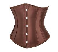 SZIVYSHI Underbust Corset Waist Belt - Brown - Size L