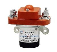 SZJ-100A DC Contactor 100A SZJ-100A MZJ-100A Power Relay 12V 24V 36V 48V 60V 72V for Car Battery Electric Forklift Trucks(Coli voltage 24VDC)