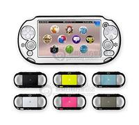 Szjay Silver Metal Aluminum Hard Case Cover for Playstation Ps Vita 2000 Slim