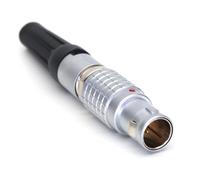 SZJELEN FGG.0B.302.CLAD52 Pull Push Self-Lock Circular Connectors Plug FGG 0B 2pin Connector for Aviation, Industrial Electronics,Test,Cameras (2 Pin)