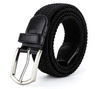 SZJH Leathers Elastic Braided Belt, Unisex Men Women Casual Stretch Woven Belt