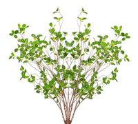 SzJias Faux Stems Artificial Branches for Vase Faux Branches Greenery Plant Stems for Vase Fake Tree Branches (6 Branches, 43.5inch/Branches)