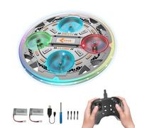 SZJMAO RC UFO Plane for Kids and Beginners, 2.4GHz Drone Remote Control UFO Airplane with 360° Flip, Auto Hovering and 2 Batteries (Orange)