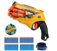 SZJYMY Toy Gun Soft Bullet Blaster, with 40 Darts & 1 Tactical Wristband, Blasters, Shockwave, Kids Indoor/Outdoor Toys for 6 Year Old Boys & Girls and Up