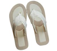 SZKCXBDB flip flops women Women's - Arch Support, Stylish Wedge Heel Flops, Eva Sole Lightweight Summer Flops-white-thirty-seven