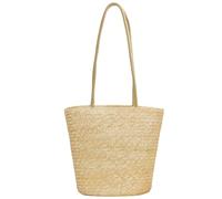 SZKCXBDB Straw bag Large Capacity Beach Bag, Ladies Woven Hand-held Shoulder Gift-primary Color