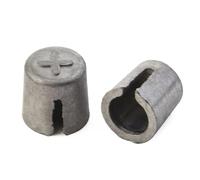 SZKIRNO 1 Pair Car Battery Terminal Post Adaptors Positive Sleeves Shim Negative E8U8 Car Battery Post Repair Shims For RV Camper Truck