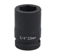 szkoo 3/4" Drive 23mm Impact Socket，6-Point Standard Impact Sockets Made with Chrome Molybdenum Alloy Steel, Metric