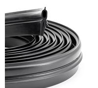 SZKXMJ Rv Roof Vent Seal Vinyl Seal Rv Sealfor Ventline, Hengs and Camco Roof Vents (118INCH, Black)