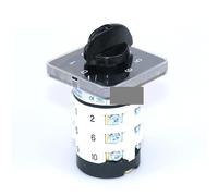 SZL9-20/0-6.3 20A 0-6 7 Ways 12 Screws Section Selector Rotary Cam Switch RNUMLIGH