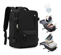 SZLX Ryanair Vacuum Travel Backpack with Vacuum Pump, Airbag Backpack with Vacuum System for Travel, Travel Ruscksack Cabin Size Carry-on Luggage Women Waterproof Men's Vacuum Suitcase