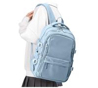 SZLX School Backpack Womens, Causal Travel School Bags 14 Inch Laptop Rucksack Bag for Women Teenage Girls Boys Lightweight College Rucksack Water Resistant Students Bookbag Work Daypack