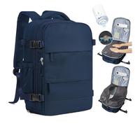 SZLX Vacuum Backpack Carry-on Luggage Women, Airbag Backpack with Vacuum System for Travel, Ryanair Travel Ruscksack Cabin Size with Pump Waterproof Men's Vacuum Suitcase