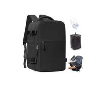 SZLX Vacuum Backpack Travel Bag with Pump Ryanair Cabin Bags 40x30x20 Wizzair British Airways Underseat Hand Luggage Carry-ons Travel Backpack Cabin Size Women Men Fit 14 Inch Laptop