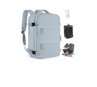 SZLX Vacuum Travel Backpack with Pump, Airbag Backpack with Vacuum System for Travel, Ryanair Cabin Bags 40x30x20 Travel Ruscksack Cabin Size Carry-on Luggage Women Waterproof Men's Vacuum Suitcase