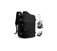 SZLX Vacuum Travel Backpack with Vacuum Pump, Airbag Backpack with Vacuum System for Travel, Ryanair Travel Ruscksack Cabin Size Carry-on Luggage Women Waterproof Men's Vacuum Suitcase