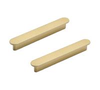 SZLXJMFL Cabinet Handle Modern, 2 Pack Gold Handle for Furniture Door, Solid Aluminum Alloy | Anodized Surface, Full Length: 116-1000 mm T-Shape Cupboard Handles 96mm/3.8in